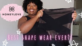 BEST Plus Size Shapewear  Honey Love Tryon  Review [upl. by Ellerol]