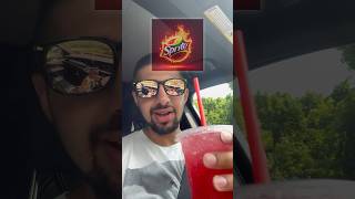 Fiery Strawberry Sprite 🔥 foodreview food drink drinkreview burgerking foodie drinks [upl. by Fidele]