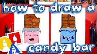 How To Draw A Chocolate Candy Bar [upl. by Ardeahp]