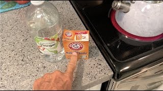 How to unclog your drain with hot water white vinegar and baking soda [upl. by Nealon]