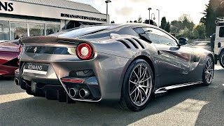 2016 Ferrari F12 TDF in Grigio Ferro Metallic for sale at Romans International [upl. by Riehl]