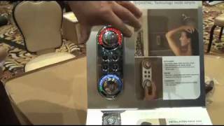 CES 2010 video  Moen unveils a digital shower control [upl. by Ellednahc]