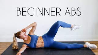 15 MIN BEGINNER AB WORKOUT No Equipment [upl. by Wons]