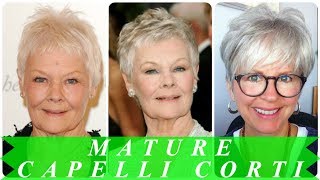 Nuove tendenze tagli di capelli corti donne mature [upl. by Uohk83]