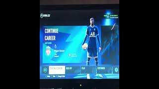 How to load a career mode progress in fifa 22 [upl. by Dnalor575]