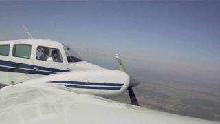 Flight Training  Feathering Propeller amp Restart [upl. by Nielson]