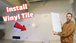 Don’t waste money on real tile  install LifeProof Vinyl Tile [upl. by Gustin]