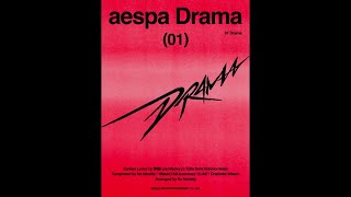 aespa 에스파 Drama Track Poster [upl. by Ahsieit266]