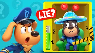 Lie Detector Hat  Detective Cartoon  Good Habits  Kids Cartoon  Sheriff Labrador  BabyBus [upl. by Bren]