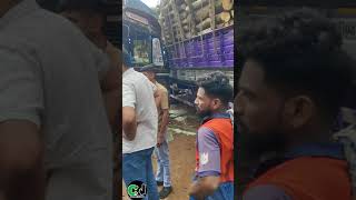 Gonikoppal ksrtc bus accident ksrtcmassentry lorryvideos karntakapolitics coorgvlogs coorg [upl. by Teillo]