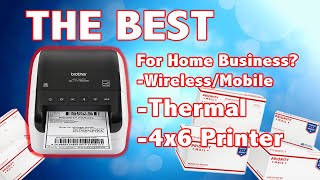 The Best Wireless Thermal Label Printer for at Home Businesses Brother QL1110NWB Review [upl. by Nancie]