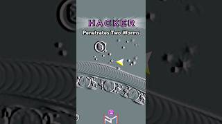 WORMATE IO 😈Hacker😈 It Penetrates Two Worms😱 nonamilano iogames [upl. by Ula]