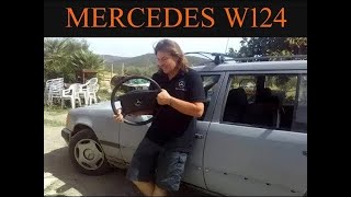 Mercedes Benz w124  Comment enlever le volant Modèles sans airbag [upl. by Imre26]