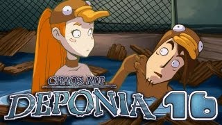 Lets Play Chaos auf Deponia 016 Deutsch HD  Frauenschläger der Herzen [upl. by Shulem550]