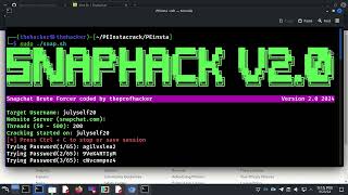 SnapHack Version 20 Tool 2024 [upl. by Aihsetel]