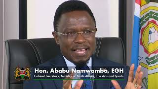 CS HON ABABU NAMWAMBA EXPLAINS THE TALANTAHELA PROJECT [upl. by Ilrac]