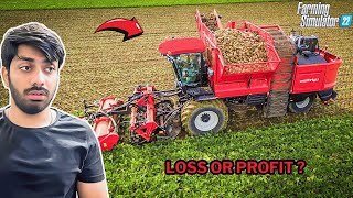 CAN I MAKE PROFIT FROM SUGAR BEET FARMING   FARMING SIMULATOR 22 [upl. by Ealasaid]