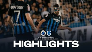 CLUB BRUGGE  KRC GENK  HIGHLIGHTS  20232024 [upl. by Tirzah]