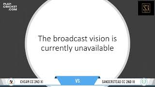 Cheam CC 2nd XI v Sanderstead CC 2nd XI [upl. by Nancee]