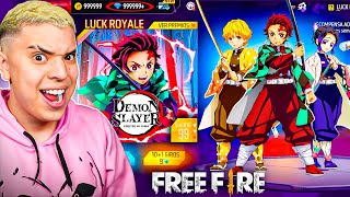 FREE FIRE X DEMON SLAYER 🔥 GARENA ELIMINA PEAK 😰 TODA LA NUEVA ACTUALIZACION [upl. by Ekim930]