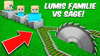 Lumis Familie vs SÄGE in Minecraft [upl. by Ahtibat]