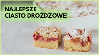 Klasyczne CIASTO DROŻDŻOWE z kruszonką i rabarbarem  Sugarlady [upl. by Persse679]