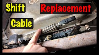 1995  2000 GM OBS Truck Automatic Transmission Shift Cable Replacement Adjustment Chevrolet amp GMC [upl. by Tizes]