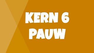 Leren Lezen Eerste Leerjaar  Woorden flitsen  Veilig en Vlot Kern 6  Pauw [upl. by Saref252]