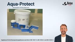 Fugenlose Dusche  Abdichten mit Aqua Protect 1 [upl. by Dieball377]