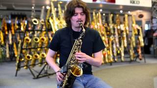 Alto Saxophone with Octave Effects Pedal [upl. by Winni308]