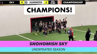 Snohomish Sky vs Bellingham United Hammers NWPLI Championship Match [upl. by Leahkim]