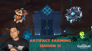 Natlan Artifact Domain Farming Session  Genshin Impact 103 [upl. by Dugaid339]