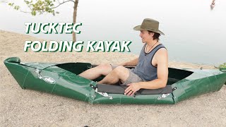 TuckTec Folding Kayak Unboxing and Use [upl. by Hgeilyak271]