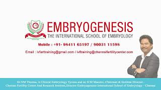 Handson IVF ART Embryology Training  DR VM Thomas Institute [upl. by Imailiv]