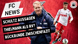 1 FC Köln Rückrunde Zwischenfazit  Thielmann RV  SchultzAussagen [upl. by Cob]