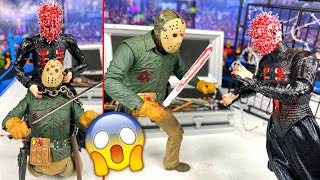 JASON VOORHEES VS PINHEAD HORROR ACTION FIGURE MATCH [upl. by Cleon]