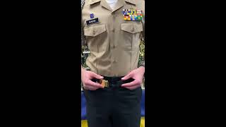 NJROTC Belt and Gigline Instructional Video [upl. by Hobard]