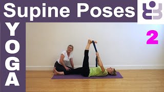 Supta Padangusthasana 1  Iyengar Yoga Tutorial Supine Poses [upl. by Felty]