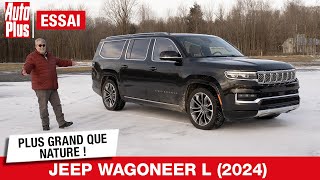 JEEP Grand Wagoneer L 2024  plus GRAND que nature   Essai [upl. by Johnna110]