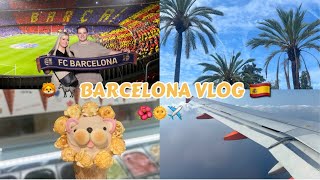 BARCELONA VLOG amp MAYBELLINE NOTICED ME ✈️🇪🇸 [upl. by Htebasil118]