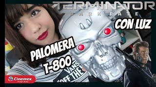 Palomera Terminator T800 3D Dark Fate Cinemex Unboxing y Review [upl. by Brest]