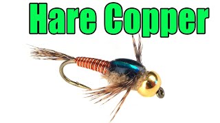 Barrs Hare Copper Fly Tying  John Barr Fly Pattern [upl. by Ruthann106]