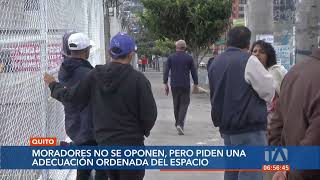 Vecinos del Batán Bajo norte de Quito se oponen a la construcción de una feria de segunda mano [upl. by Enilram]