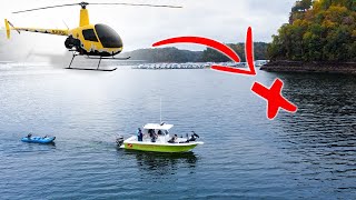 Missing R22 HELICOPTER CRASHED 115 Underwater in Lake [upl. by Dolly]