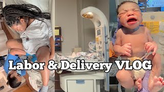 Labor amp Delivery Vlog 1st time mom Induced at 38 Weeks [upl. by Dawaj353]