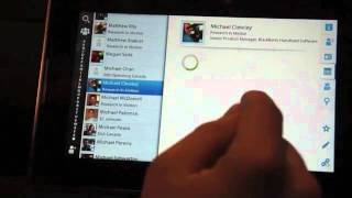 BlackBerry PlayBook OS 20 handson CES 2012 [upl. by Joselyn793]