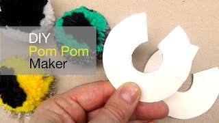 DIY Pom Pom Maker [upl. by Ahcrop]