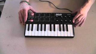 Tech Review Akai MPK mini Laptop Production MIDI Keyboard [upl. by Quintana207]