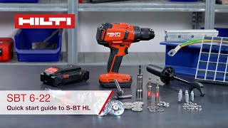 Hilti Nuron SBT 622 Cordless Drill Driver  Quick Start Guide [upl. by Ytisahcal67]