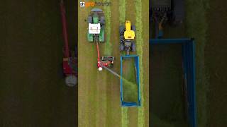 TRACTOR TEAMWORK MAKES THE SILAGE DREAMWORK silage harvest23 [upl. by Monagan924]